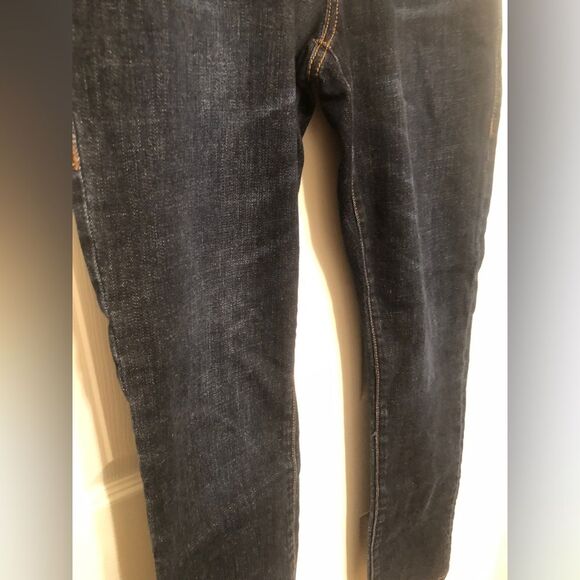 Cabi Size 4 High Straight Jeans #3386 Dark Wash - Picture 2 of 10